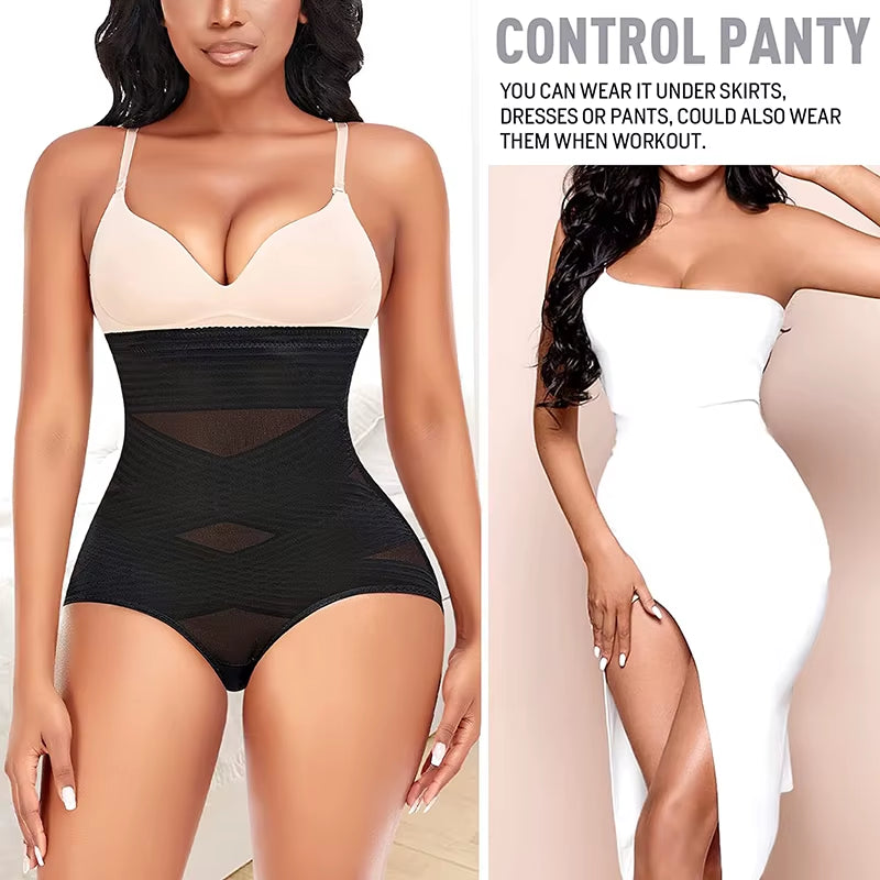 Transform Your Figure with Our Tummy Control High Waist Shapewear Panties - Butt Lifting and Smoothing for Ultimate Comfort