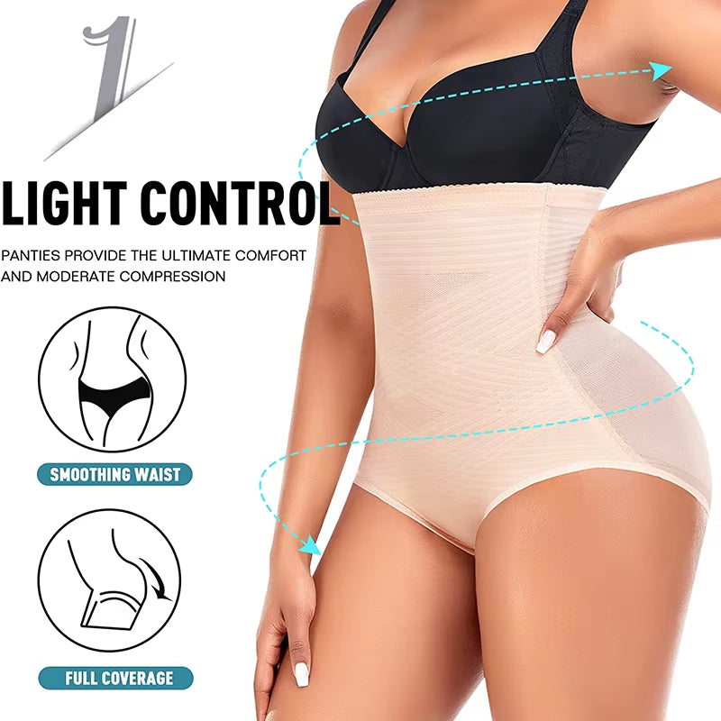 Transform Your Figure with Our Tummy Control High Waist Shapewear Panties - Butt Lifting and Smoothing for Ultimate Comfort